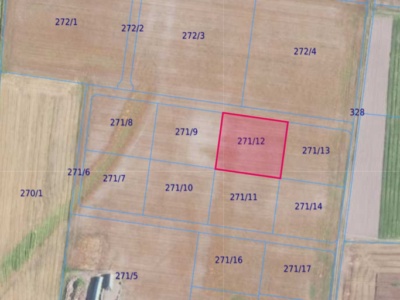 Działka| Brzyków dz 271/12 |  0,3021 ha