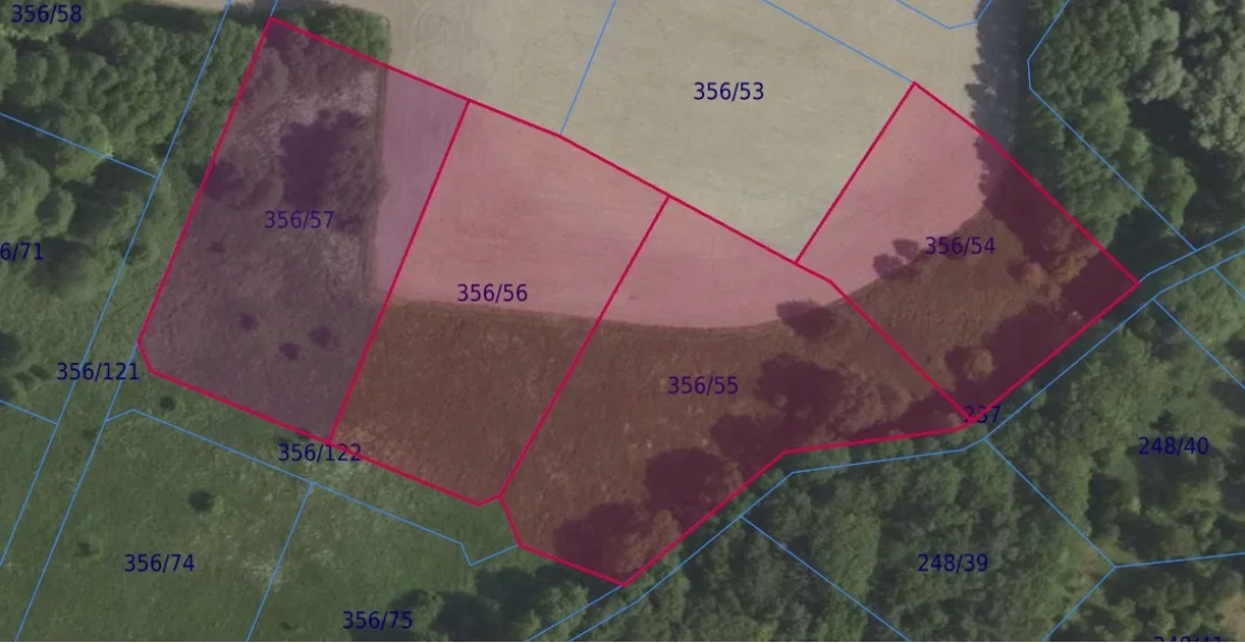 Grabowno Wielkie  356/54, 356/55, 356/56, 356/57