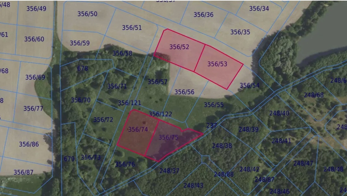 Grabowno Wielkie dz. 356/52, 356/53, 356/74, 356/75