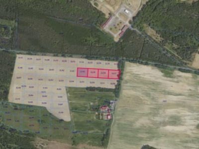 Grabowno Wielkie dz. 31/37, 31/38, 31/39, 31/40