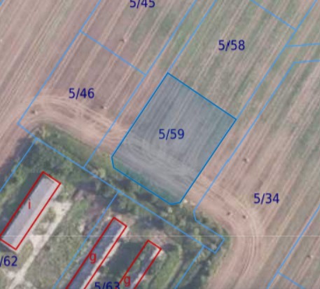 Działka | Miłocice dz. 5/59  |  0,3236 ha