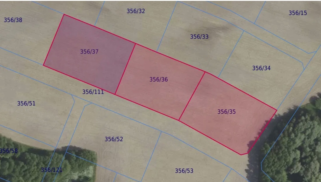 Grabowno Wielkie dz. 356/35, 356/36, 356/37