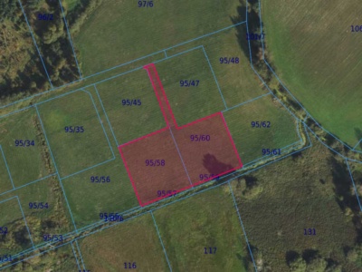 Działka | Sulmin dz. 95/58, 95/60 | 0,3425 ha