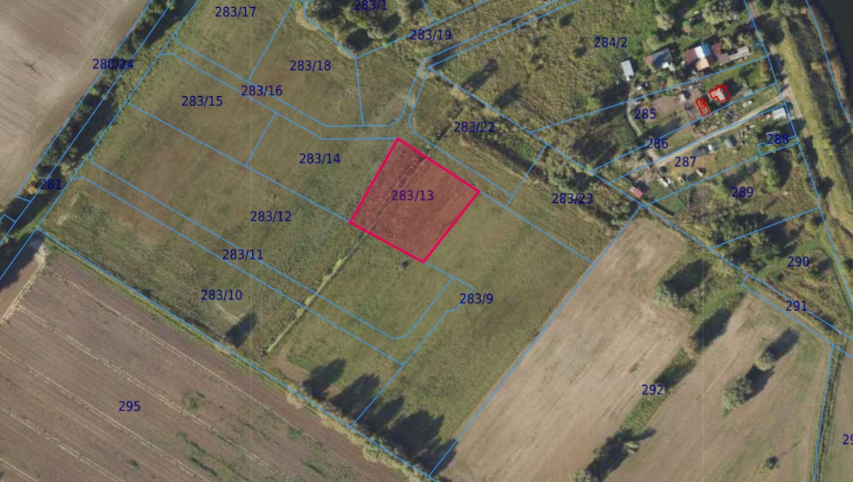 Działka | Wiślinka dz. 283/13 | 0,3003 ha
