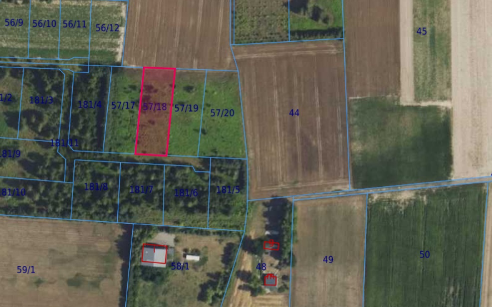 Działka | Cholewy dz. 57/18 | 0,1982 ha