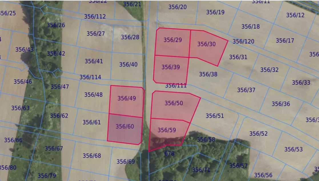 Grabowno Wielkie dz. 356/29, 356/30, 356/39, 356/49, 356/50, 356/59, 356/60