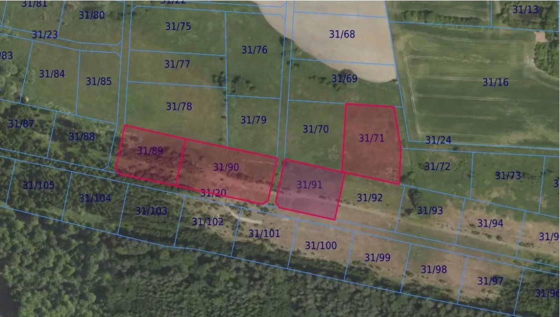 Grabowno Wielkie dz.  31/71, 31/89, 31/90, 31/91