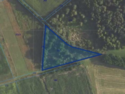 Działka| Grędzina dz 252 | 0,44 ha