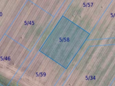 Działka | Miłocice dz. 5/58  |  0,3236 ha