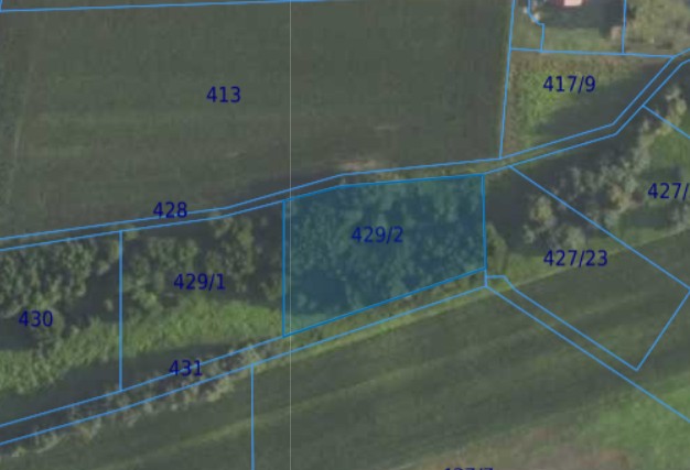 Działka| Grędzina dz 429/2 | 0,3510 ha