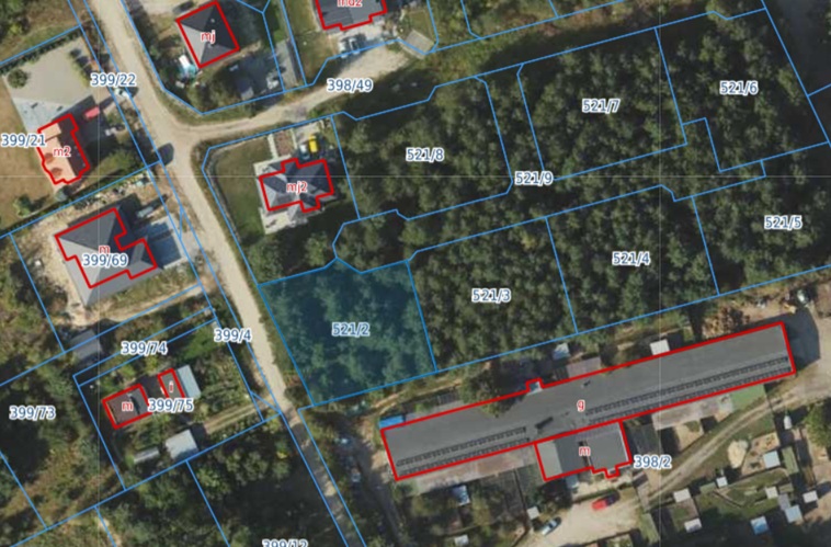 Działka | Bojano dz 521/2 | 0,1008 ha