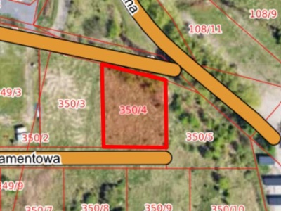Działka |  KOLONIA BRZEZINY WIELKIE dz. 350/4 | 0,1075 ha