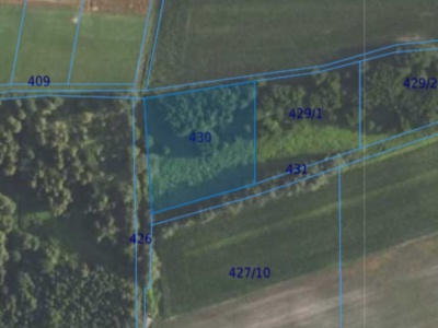 Działka| Grędzina dz 430 | 0,4300 ha