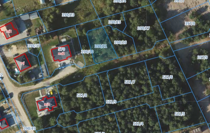 Działka | Bojano dz 398/21 | 0,0548 ha