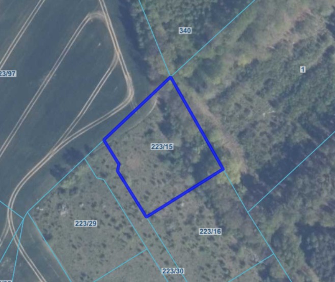 Działka | Warcz dz. 223/15 |  0,3318 ha
