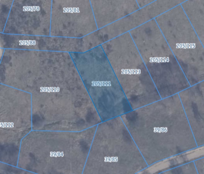 Działka |  SALINO dz. 205/111 |  0,1097 ha