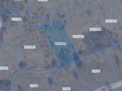 Działka |  SALINO dz. 205/111 |  0,1097 ha