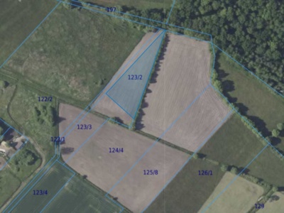 Działka| Dębina dz 123/2 | 0,3221 ha