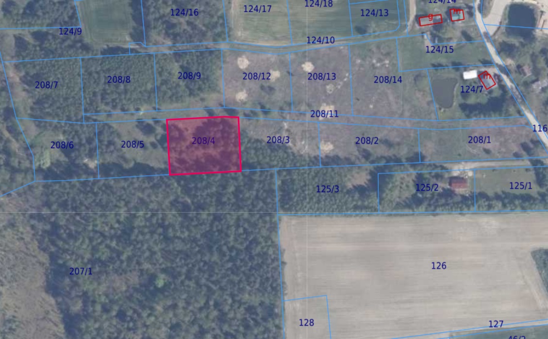 Działka | Lisewiec dz. 208/4 | 0,3001 ha