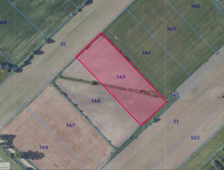 Działka| Brzezinki dz 54/5 | 1,0709 ha