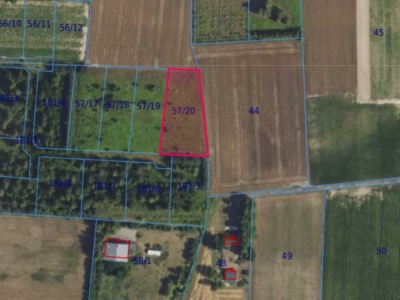 Działka | Cholewy dz. 57/20 | 0,2561 ha