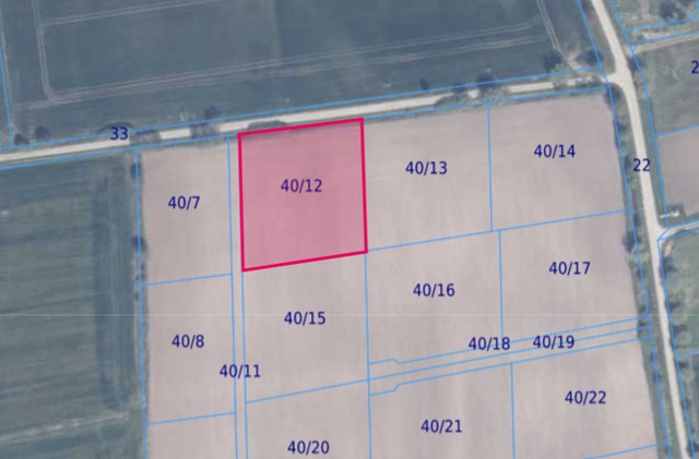 Działka | Bronowo dz 40/12 |  0,3916 ha