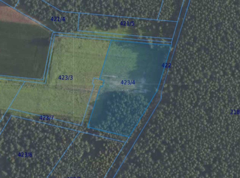 Działka| Grędzina dz 423/4 | 1,0032 ha
