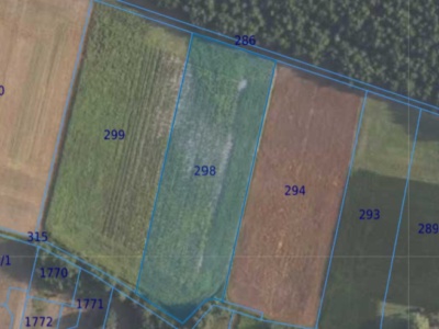 Działka| Grędzina dz 298 | 0,94 ha