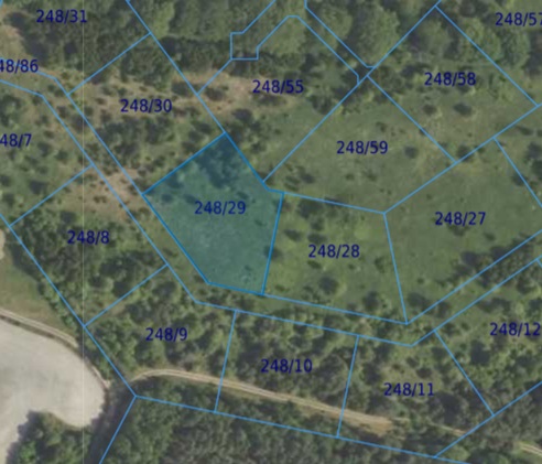 Działka| Dąbrowa dz 248/29 |  0,3025 ha