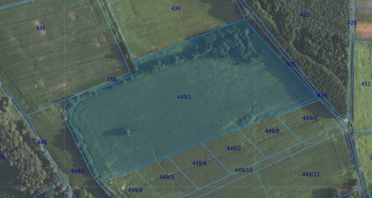 Działka| Grędzina dz 449/1 | 4,1806 ha