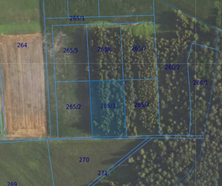 Działka| Grędzina dz 265/3 | 0,3538 ha