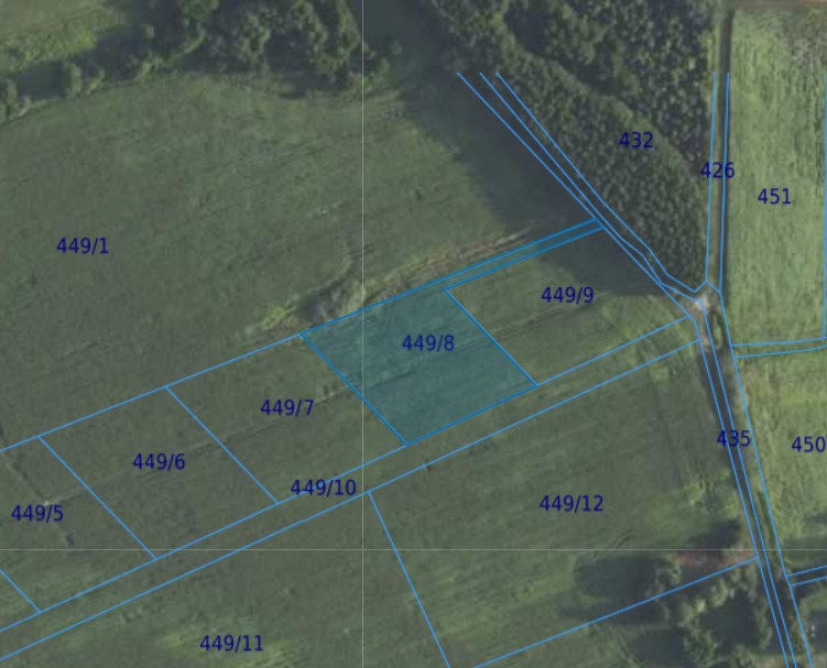Działka| Grędzina dz 449/8 | 0,3247 ha