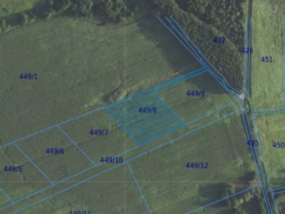 Działka| Grędzina dz 449/8 | 0,3247 ha