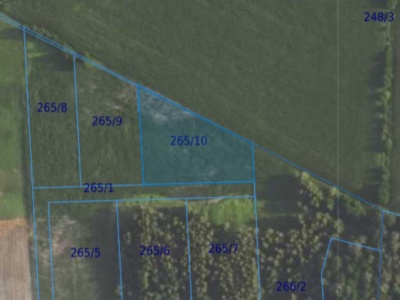 Działka| Grędzina dz 265/10 | 0,3490 ha