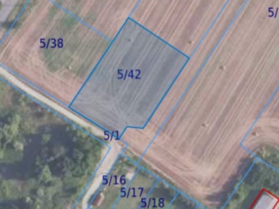 Działka | Miłocice dz. 5/42  |  0,3250 ha