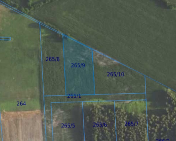 Działka| Grędzina dz 265/9 | 0,3278 ha