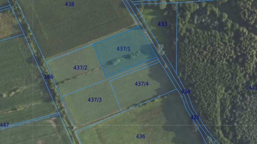 Działka| Grędzina dz 437/1 | 0,4000 ha