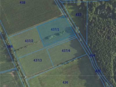 Działka| Grędzina dz 437/1 | 0,4000 ha
