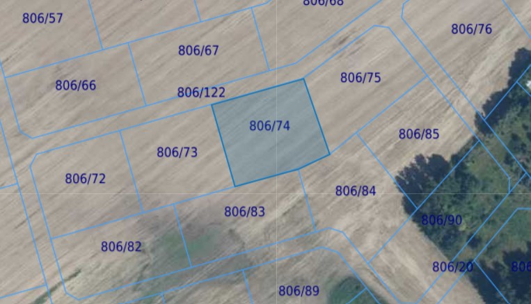 Działka| Gościno dz 806/74 | 0,3066 ha