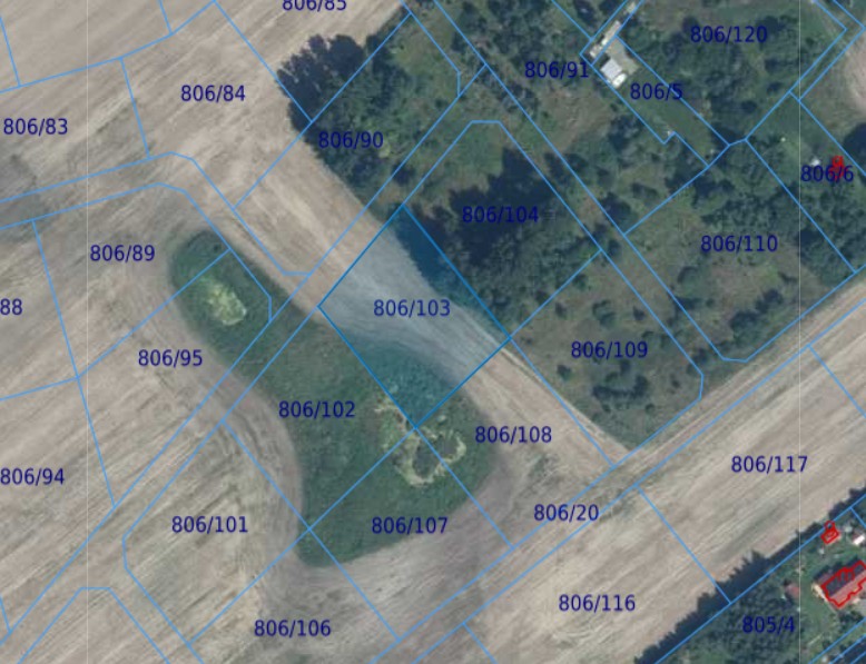Działka| Jarogniew dz 806/103 | 0,3064 ha