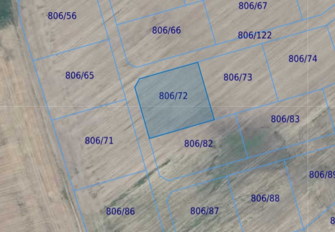 Działka| Gościno dz 806/72 | 0,3022 ha