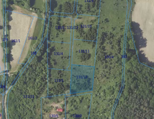 Działka| CIELĘTNIKI dz 131/12 | 0,3000 ha