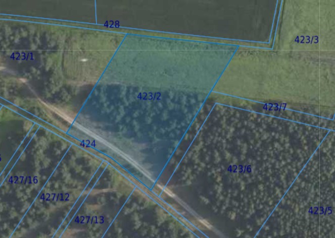 Działka| Grędzina dz 423/2 | 1,0013 ha