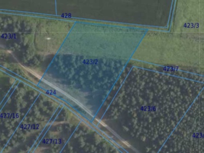 Działka| Grędzina dz 423/2 | 1,0013 ha