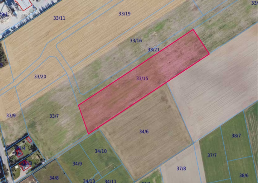 Działka | Biskupice dz. 33/15 |  1,2008 ha