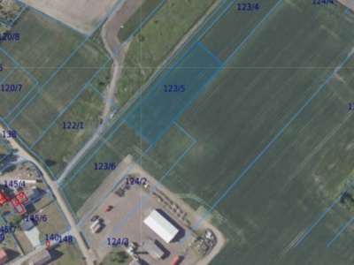 Działka| Dębina dz 123/5 |  0,3304 ha