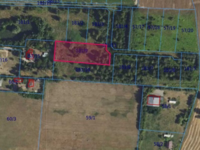 Działka | Cholewy dz. 181/9 | 0,3091 ha