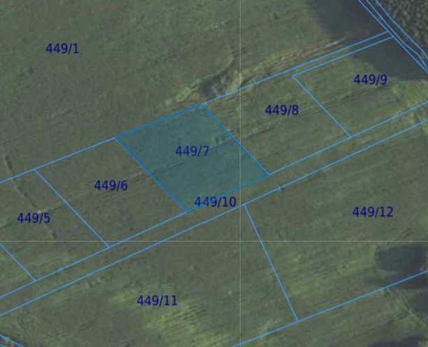 Działka| Grędzina dz 449/7 | 0,3123 ha