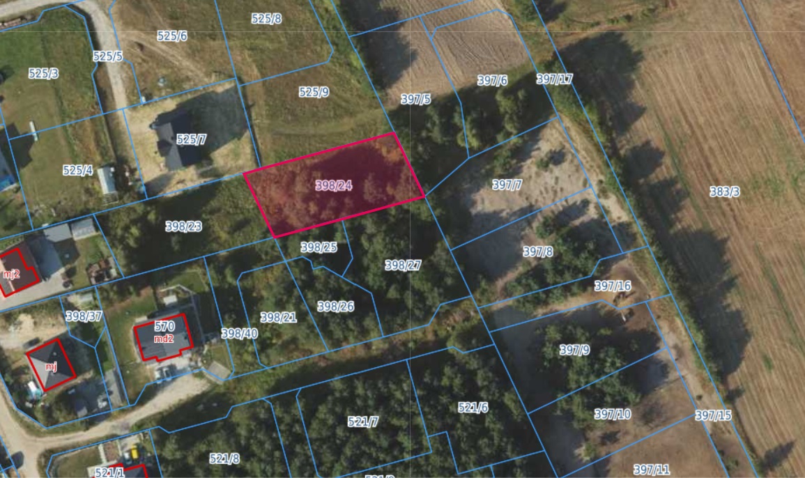 Działka | Bojano dz. 398/24 | 0,1004 ha