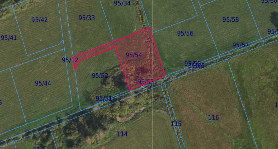 Działka | Sulmin dz. 95/ 54 | 0,1542 ha